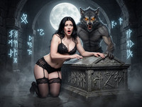 Flux 2 Turbo — Moonlit Horror-Erotica Blend — Photorealistic