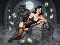 Flux 2 Turbo — Moonlit Horror-Erotica Blend — Pin-Up