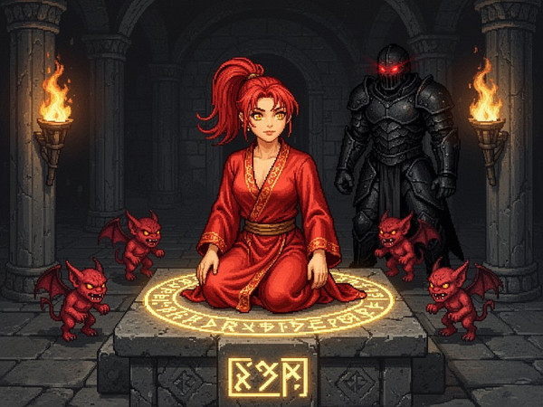 Flux 2 Turbo — Altar of Desire — Pixel Art