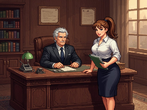 Flux 2 Turbo — Office Heat Classics — Pixel Art