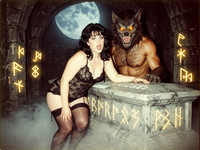 Flux 2 Turbo — Moonlit Horror-Erotica Blend — Polaroid