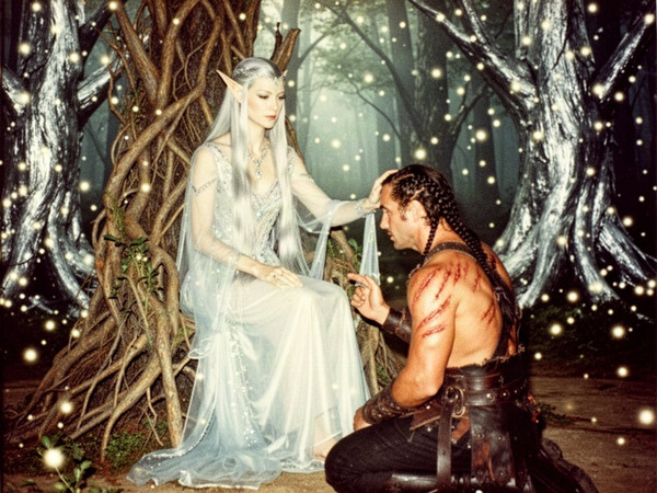 Flux 2 Turbo — The Elven Queen's Champion — Polaroid