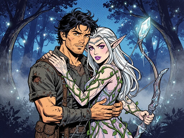 Flux 2 Turbo — Fantasy Romance in the Whispering Grove — Pop Art