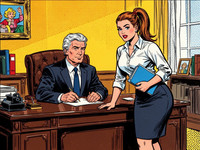 Flux 2 Turbo — Office Heat Classics — Pop Art