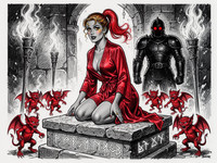 Flux 2 Turbo — Altar of Desire — Pulp Ink