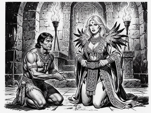 Flux 2 Turbo — Tribal Guardian's Desire — Pulp Ink