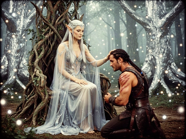Flux 2 Turbo — The Elven Queen's Champion — Retro