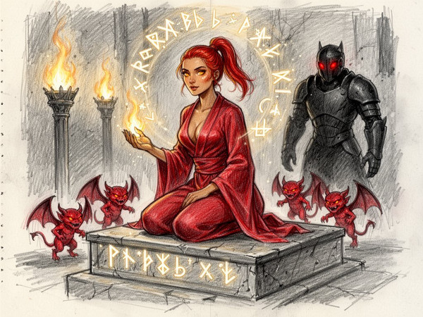 Flux 2 Turbo — Altar of Desire — Sketch