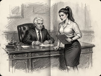 Flux 2 Turbo — Office Heat Classics — Sketch