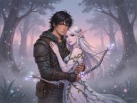 Flux 2 Turbo — Fantasy Romance in the Whispering Grove — Soft
