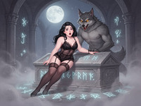 Flux 2 Turbo — Moonlit Horror-Erotica Blend — Soft