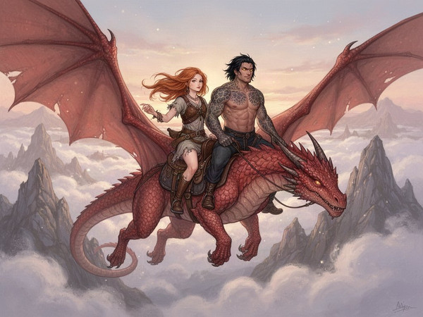 Flux 2 Turbo — Dragonrider at Dawn — Soft