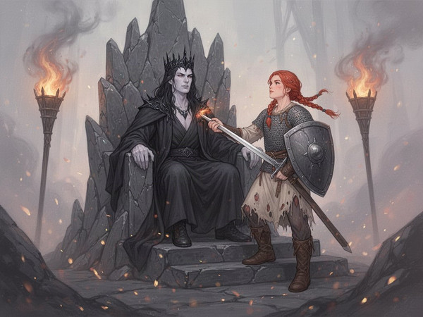 Flux 2 Turbo — The Shieldmaiden and the Dark Lord — Soft