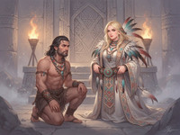 Flux 2 Turbo — Tribal Guardian's Desire — Soft