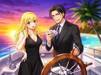 Flux 2 Dev generated image for Luxury Yacht Romance - Anime