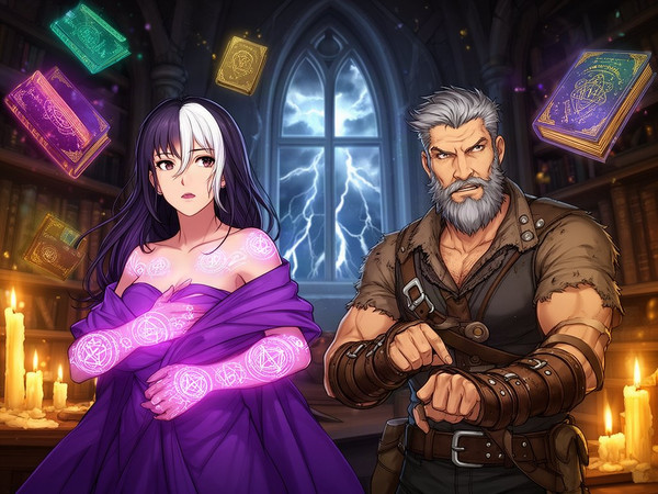 Flux 2 Dev — A Night in the Sorceress's Tower — Anime