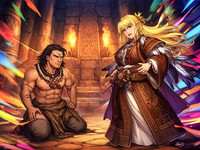 Flux 2 Dev generated image for Tribal Guardian's Desire - Anime