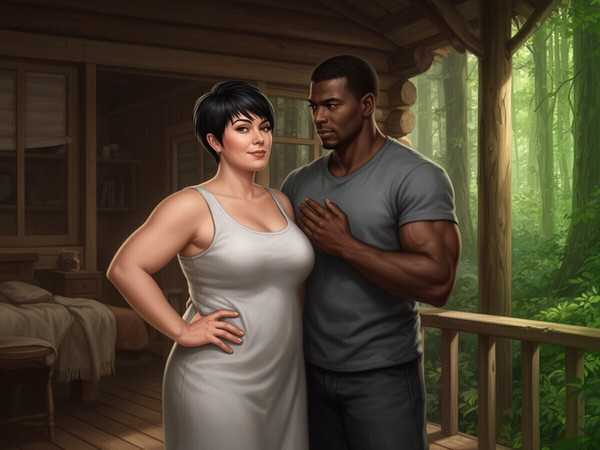Flux 2 Dev — Cabin in the Woods — Digital Art