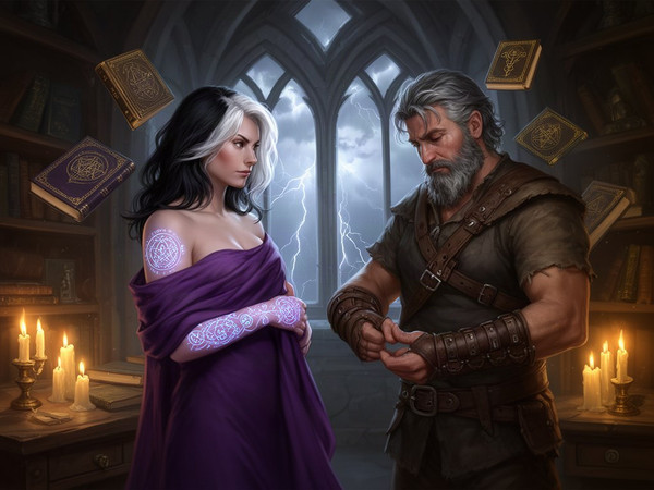 Flux 2 Dev — A Night in the Sorceress's Tower — Digital Art