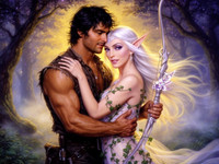 Flux 2 Dev — Fantasy Romance in the Whispering Grove — Classic Romance