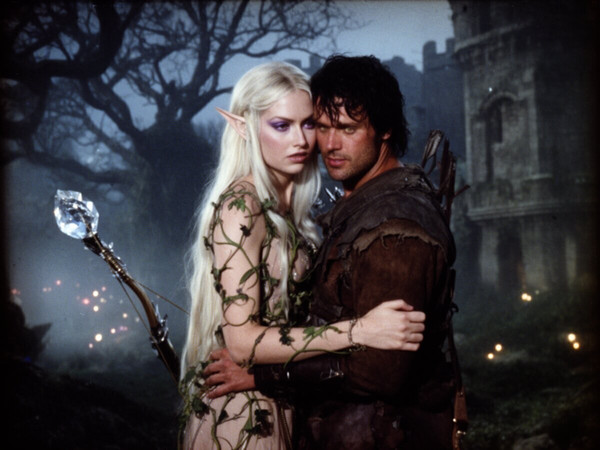 Flux 2 Dev — Fantasy Romance in the Whispering Grove — Dark Fantasy