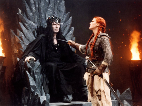 Flux 2 Dev — The Shieldmaiden and the Dark Lord — Dark Fantasy