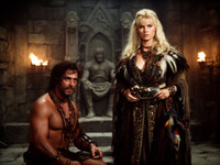 Flux 2 Dev generated image for Tribal Guardian's Desire - Dark Fantasy