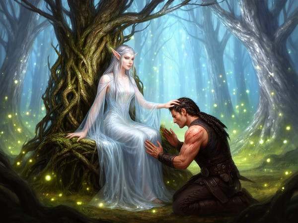 Flux 2 Dev — The Elven Queen's Champion — Epic Fantasy