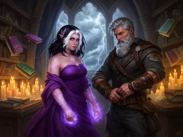 Flux 2 Dev — A Night in the Sorceress's Tower — Epic Fantasy