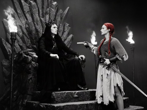 Flux 2 Dev — The Shieldmaiden and the Dark Lord — Film Noir