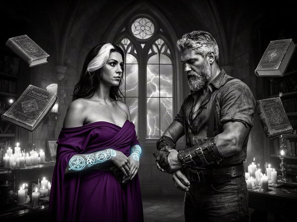Flux 2 Dev — A Night in the Sorceress's Tower — Film Noir