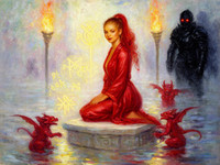 Flux 2 Dev — Altar of Desire — Impressionism