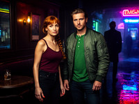 Flux 2 Dev generated image for Speakeasy Hidden Tension - Neo Noir