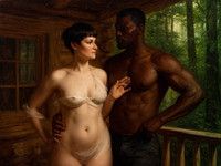 Flux 2 Dev — Cabin in the Woods — Oil Painting