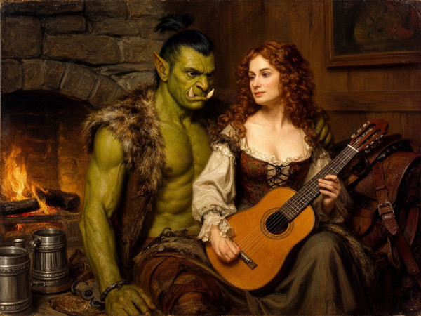 Flux 2 Dev — After the Quest — Oil Painting
