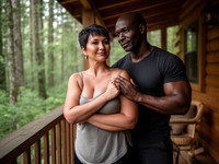 Flux 2 Dev generated image for Cabin in the Woods - Photorealistic