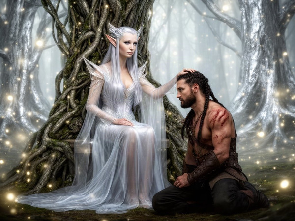 Flux 2 Dev — The Elven Queen's Champion — Photorealistic