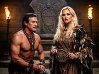 Flux 2 Dev generated image for Tribal Guardian's Desire - Photorealistic