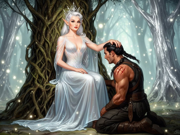 Flux 2 Dev — The Elven Queen's Champion — Pin-Up