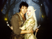 Flux 2 Dev — Fantasy Romance in the Whispering Grove — Polaroid