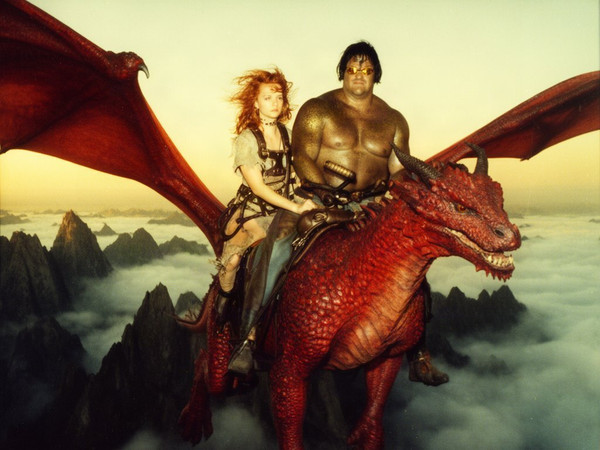 Flux 2 Dev — Dragonrider at Dawn — Polaroid