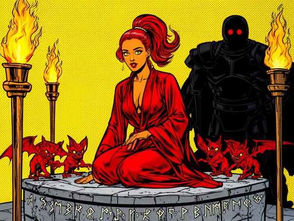 Flux 2 Dev — Altar of Desire — Pop Art