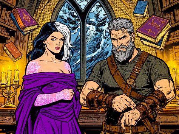 Flux 2 Dev — A Night in the Sorceress's Tower — Pop Art