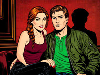 Flux 2 Dev — Speakeasy Hidden Tension — Pop Art