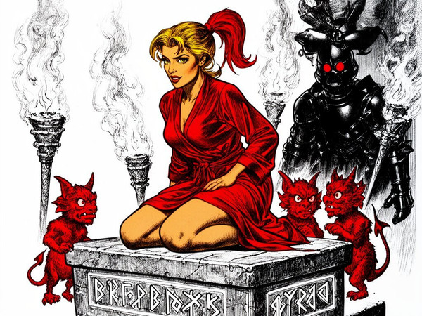 Flux 2 Dev — Altar of Desire — Pulp Ink