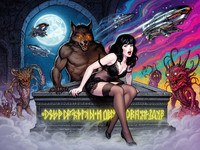Flux 2 Dev generated image for Moonlit Horror-Erotica Blend - Retro Sci-Fi