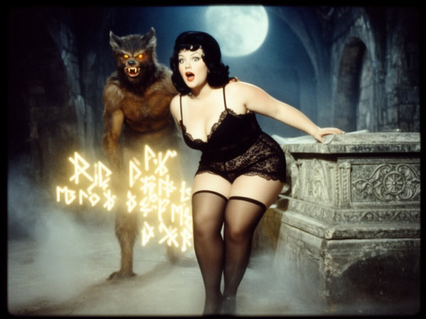 Flux 2 Dev — Moonlit Horror-Erotica Blend — Retro