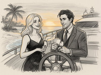 Flux 2 Dev — Luxury Yacht Romance — Sketch