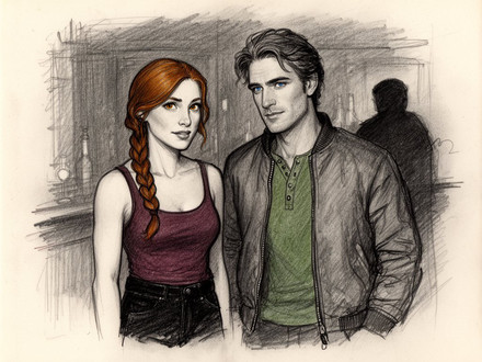 Speakeasy Hidden Tension — Sketch — Flux 2 Dev