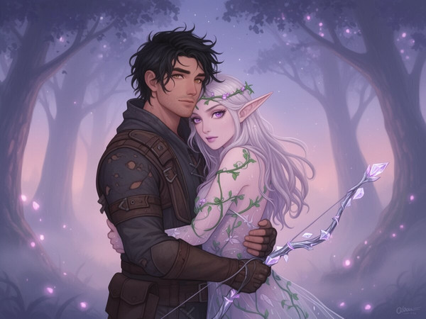 Flux 2 Dev — Fantasy Romance in the Whispering Grove — Soft
